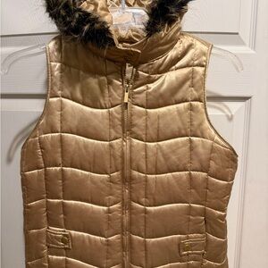 Jones New York Gold Puffer Vest